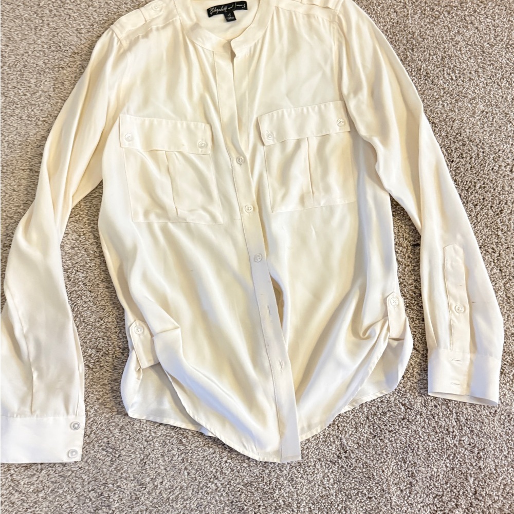 Elizabeth and James Off-White Blouse